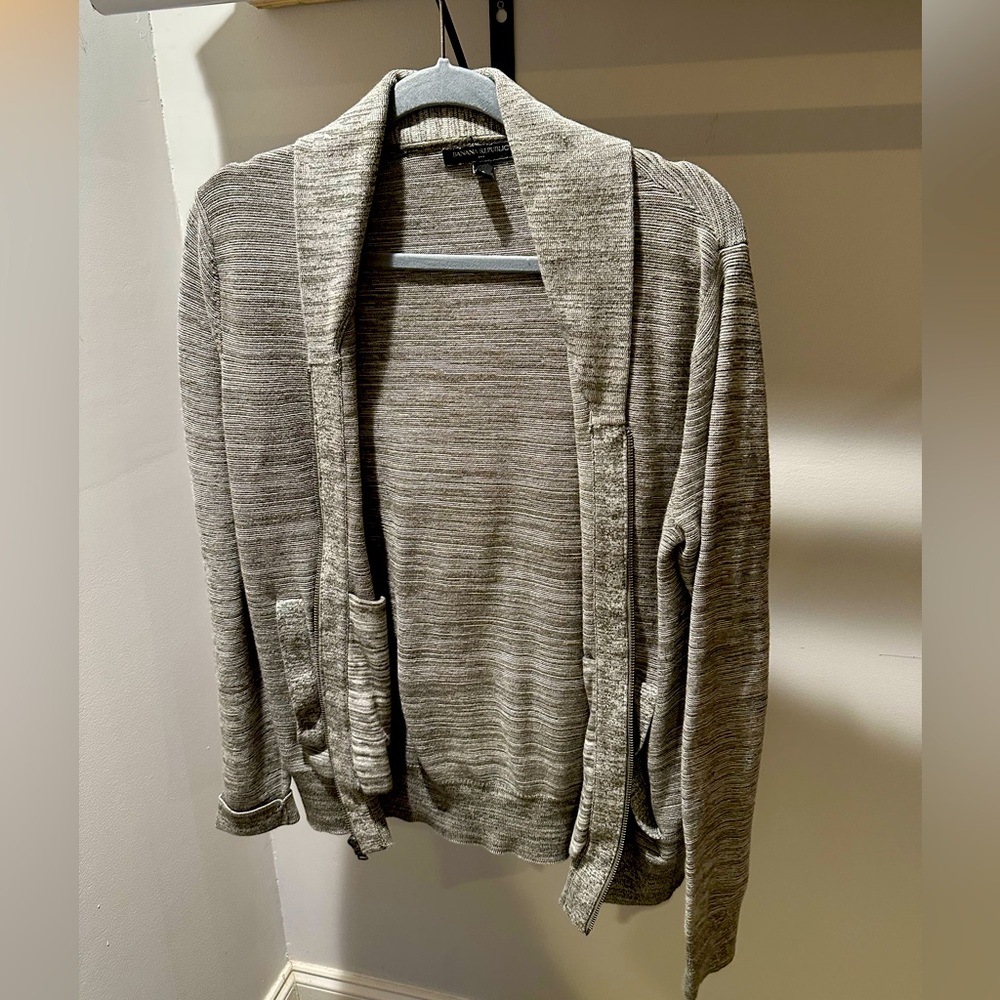 Banana Republic zip up sweater cardiganan